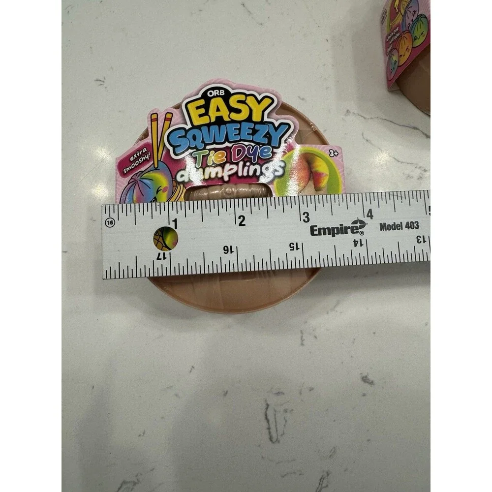 Tie Dye Mystery Squishy Bun Dumpling ORB Brand New Lot Of 2